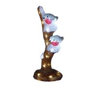 Well Home Lámpara Decorativa en Forma de Pájaros en árbol con 30 Leds Blancos