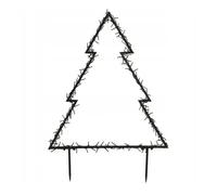 Well Home Luces Navideñas Tree Garden con 225 Luces LED Blanco cálido y Marco de Metal 72x100cm