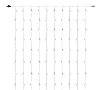 Well Home Luz de Cortina con 480 Luces LED Blancas cálidas con Controlador 225x300cm