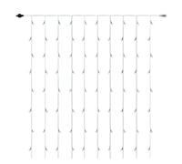 Well Home Luz de Cortina con 480 Luces LED Blancas cálidas con Controlador 225x300cm