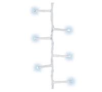 Well Home Luz de Cortina con 480 Luces LED Blancas con Controlador 225x300cm