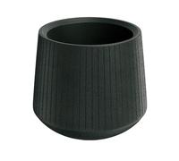 Well Home Maceta de Rotomoldeo Coro Bowl carbón Ø48x42