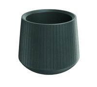 Well Home Maceta de Rotomoldeo Coro Bowl Grafito Ø48x42