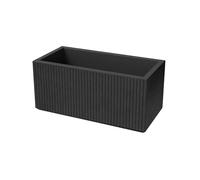 Well Home Maceta de Rotomoldeo Coro Case carbón 80x38x36