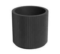 Well Home Maceta de Rotomoldeo Coro Round carbón Ø48x45