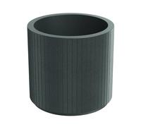 Well Home Maceta de Rotomoldeo Coro Round Grafito Ø48x45