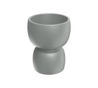 Well Home Maceta de Rotomoldeo Duala Round Gris Cemento Ø40x48