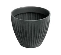 Well Home Maceta de Rotomoldeo Latia Round Ø30x25 Grafito Granito