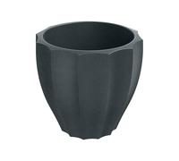 Well Home Maceta de Rotomoldeo Rona Round Grafito Ø60x54