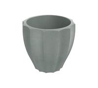 Well Home Maceta de Rotomoldeo Rona Round Gris Cemento Ø40x36