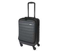 Well Home Maleta Trolley abs de 20'' con 4 Ruedas Color Gris Oscuro
