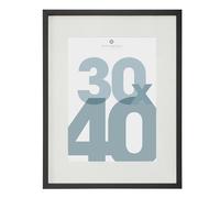 Well Home Marco de fotos negro "Manu" 30x40