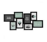 Well home marco para 8 imágenes negro 66 cm