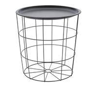 Well home mesa auxiliar en metal 40x40cm