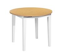 Well home mesa extensible circular blanca haya 90-120cm 90 cm