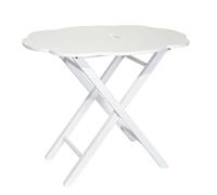 WELL HOME - Mesa infantil plegable Nuble Blanca 62,5x48x51,5