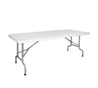 Well home mesa plegable en polietileno de 200x90x74cm 92 cm