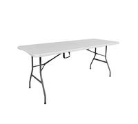 Well home - mesa pleglable multifuncional 180 x 70 x 74 cm con cierre de plástico