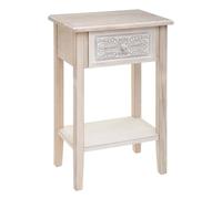 WELL HOME - Mesita de noche para completar tu decoración color blanco