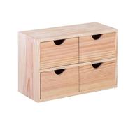 Well home - miniblock 4 cajones en madera de pino