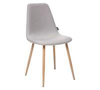 WELL HOME MOBILIARIO & DECORACIÓN 1 Silla colección ROKA, en Gris Claro, 85,5 cm. Alto