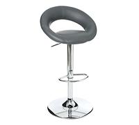 WELL HOME MOBILIARIO & DECORACIÓN 1 Taburete DE Bar, colección Sasha, Color Gris, 80 cm. Alto