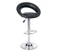 WELL HOME MOBILIARIO & DECORACIÓN 1 Taburete DE Bar, colección Sasha, Color Negro, 80 cm. Alto