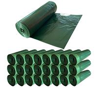 WELL HOME MOBILIARIO & DECORACIÓN 500 bolsas de basura fabricadas con materiales reciclados, con autocierre, 30L capacidad cada una