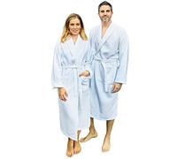 WELL HOME MOBILIARIO & DECORACIÓN ALBORNOZ L/XL 360 gr/m2 Nido de Abeja 100% algodon, Blanco, WH0595