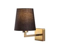 WELL HOME MOBILIARIO & DECORACIÓN Aplique de pared, metal, anticuario negro, 18x24x30, casquillo e 27 max 40 w