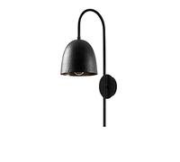 WELL HOME MOBILIARIO & DECORACIÓN Aplique de pared, metal, negro, 16x24x57, casquillo e 27 max 40 w