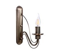 WELL HOME MOBILIARIO & DECORACIÓN Aplique de pared, metal, sin pantalla, 12x30x29, casquillo e 14 max 60 w