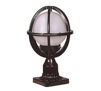 WELL HOME MOBILIARIO & DECORACIÓN Aplique de pared para exterior, abs, negro, 35x35x20, casquillo e 27 max 60 w