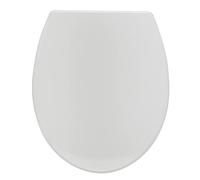 WELL HOME MOBILIARIO & DECORACIÓN Asiento de baño con sistema de cierre lento/easy clean de duroplast, GEORGIA M-1, Ovalada