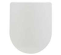 WELL HOME MOBILIARIO & DECORACIÓN Asiento de baño con sistema de cierre lento/easy clean de duroplast, NEVADA M-1, Forma de D