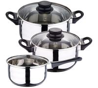 Batería de cocina 5pc acero inoxidable