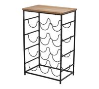 WELL HOME MOBILIARIO & DECORACIÓN Botellero Compacto y Ligero de 40x26x60cm - Organizador Elegante para exhibir Botellas