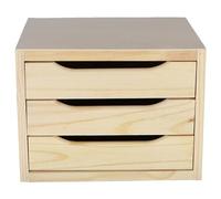 WELL HOME MOBILIARIO & DECORACIÓN Cajonera con 3 cajones 39x30x29,5cm