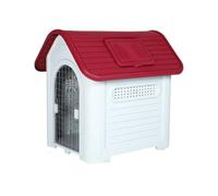 Well Home MOBILIARIO & DECORACIÓN - Caseta para Mascotas 96x78x92cm Tejado Rojo