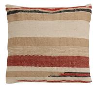 WELL HOME MOBILIARIO & DECORACIÓN Cojín Chindi Capitoné de algodón y Yute 50x50cm con Relleno de poliéster
