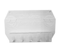 WELL HOME MOBILIARIO & DECORACIÓN Colgador de llaves de pared Llaves dentro, ¡diversión afuera! color Blanco