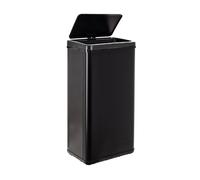 WELL HOME MOBILIARIO & DECORACIÓN Cubo de Basura Inteligente SIN Patas con Apertura automática y Contacto Manual de 60L, Alto: 79,5 (x35,5x26), Negro.
