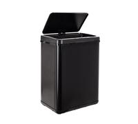 Well Home MOBILIARIO & DECORACIÓN Cubo de Basura Inteligente SIN Patas con Apertura automática y Contacto Manual de 40L, Alto: 55,5 (x35,5x26), Negro.