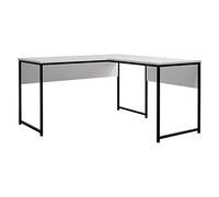 WELL HOME MOBILIARIO & DECORACIÓN Escritorio, 100% Tablero de aglomerado rechapado en melamina, Color Blanco