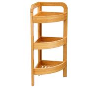 WELL HOME MOBILIARIO & DECORACIÓN Estantería esquinera de bambú 3 Niveles