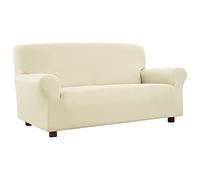 WELL HOME MOBILIARIO & DECORACIÓN Funda de sofá elástica Antimanchas 2 plazas Alba Crudo