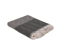 WELL HOME MOBILIARIO & DECORACIÓN Funda de sofá-Plaid 170x210 Negro