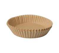 WELL HOME MOBILIARIO & DECORACIÓN Juego de 50Pzs Redondas de Papel para hornear en Airfryer en color Marrón Ø16x4,5cm
