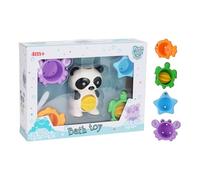 WELL HOME MOBILIARIO & DECORACIÓN- Juego de baño de 5 Piezas diseño Panda, Multicolor, 31x7,5x23 (Koopman International BV S34939330)