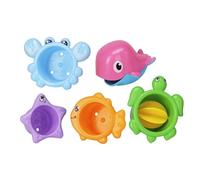 WELL HOME MOBILIARIO & DECORACIÓN- Juego de baño WATERWOLD Design de 5 Piezas, Multicolor, 23x5x29 (Koopman International BV S34939350)